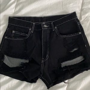 Denim shorts